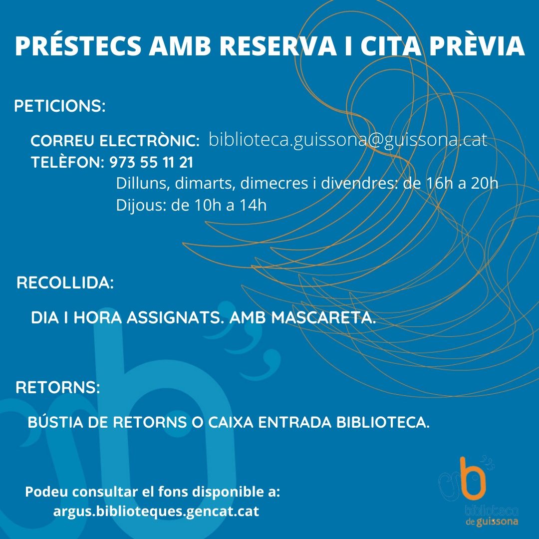 Préstec amb reserva i cita prèvia